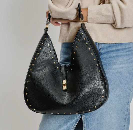Olivia Hobo Bag - Black