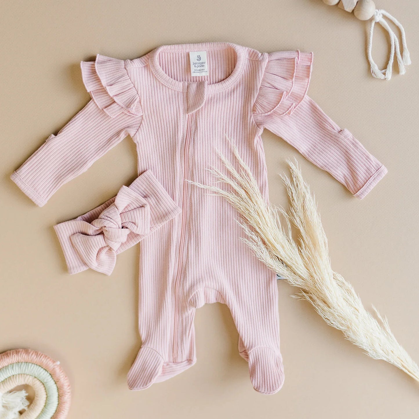 Organic Zip Footie Sets