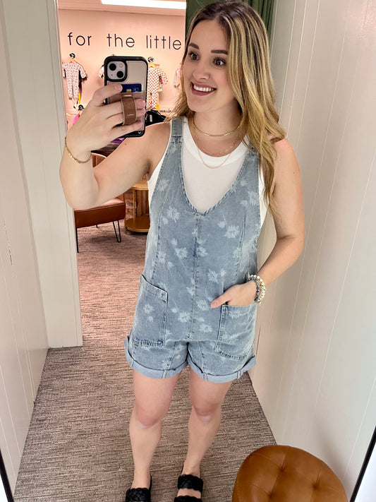 Jenna Flower Overalls