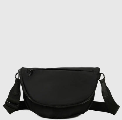 Hayley Nylon Sling Bag - Black
