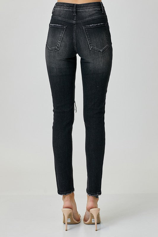 Cruz Black Crossover Jeans