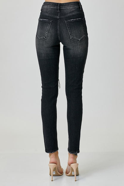 Cruz Black Crossover Jeans