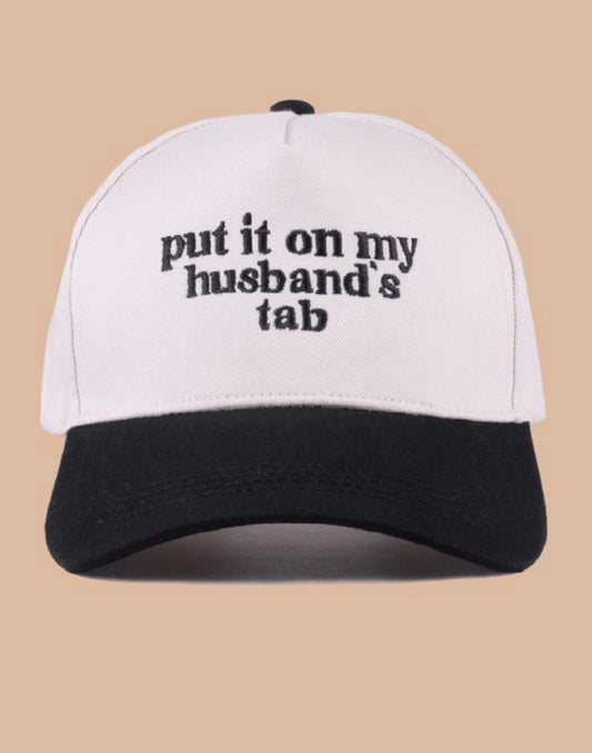 Put It On My Husbands Tab - Black