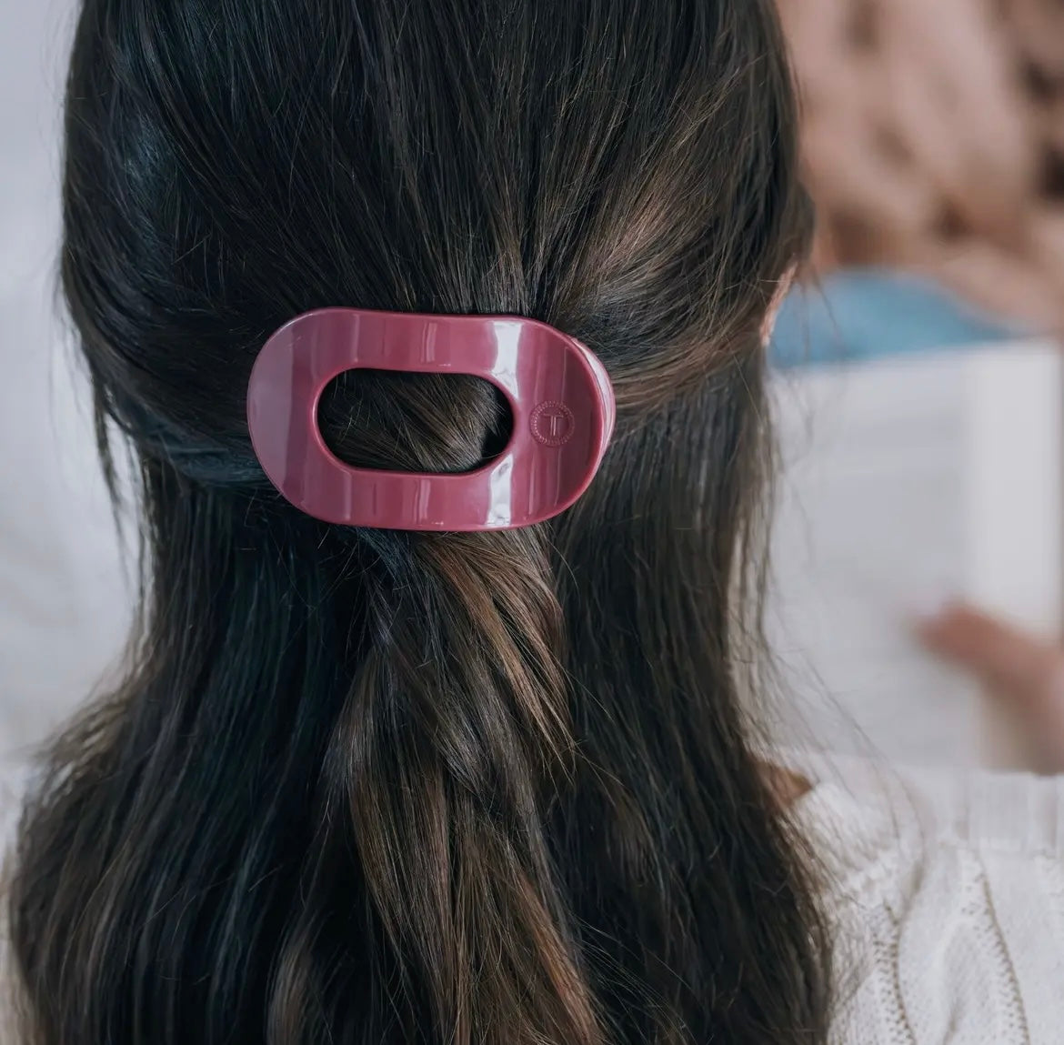 Flat Round Hair Clip | Small | Wild Side