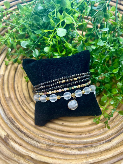 Clear Bracelet Set