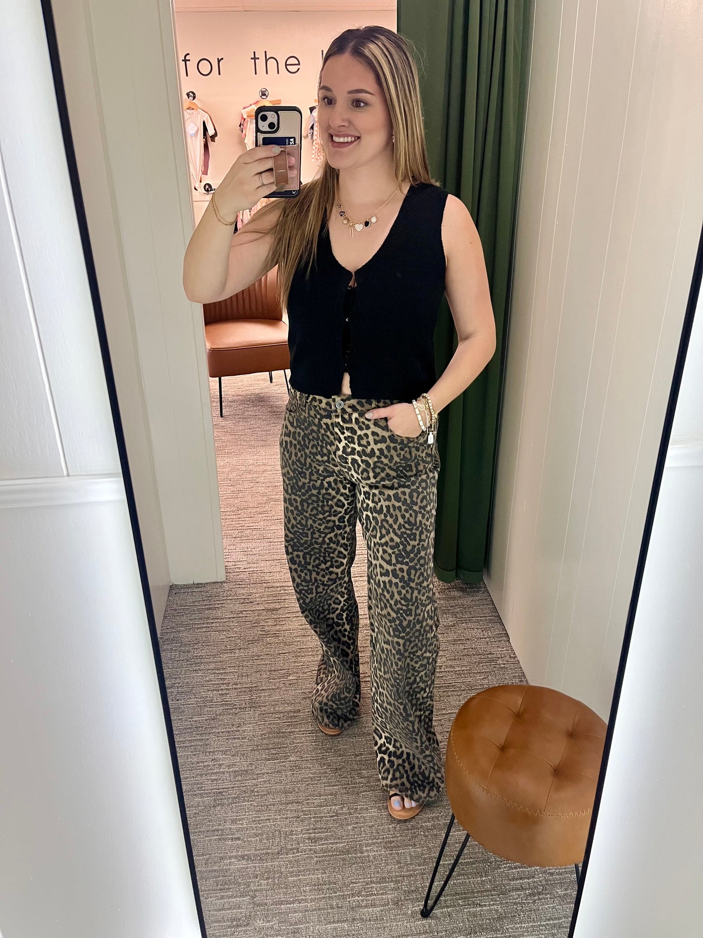 Lettie Leopard Pants
