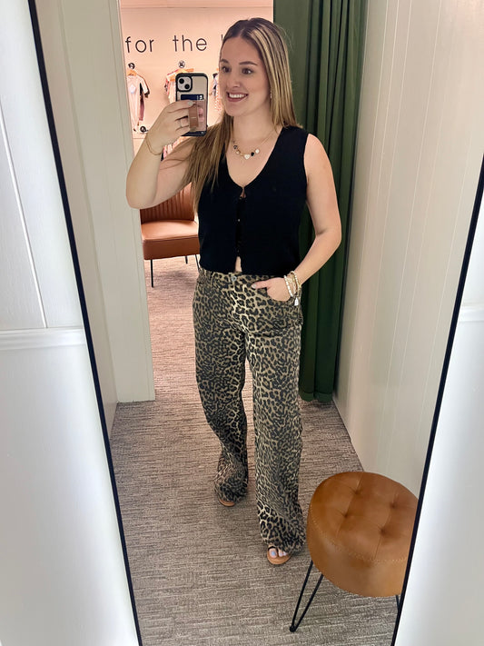 Lettie Leopard Pants