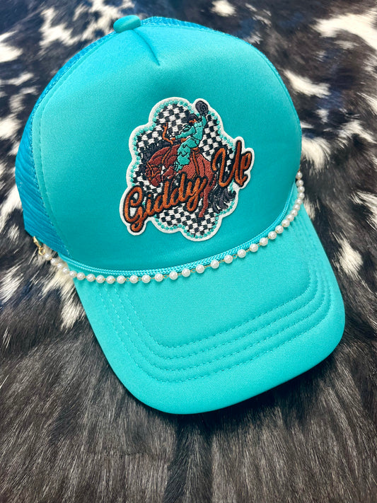 Giddy Up Hat - Turquoise
