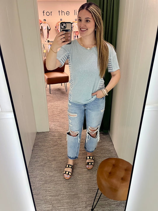 Criss Striped Top