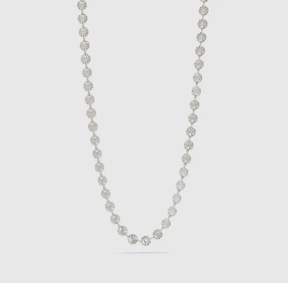 Sunburst Chain Necklace - Stainless Steel