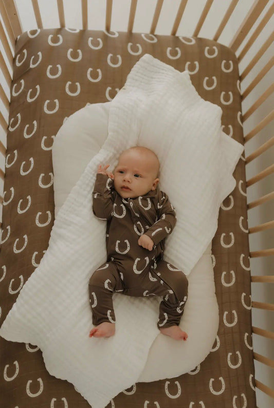 Horseshoe Bamboo Zip Pjs