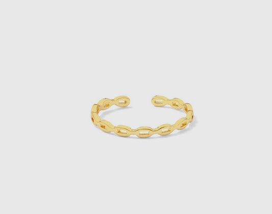 Super Delicate Adjustable Chain Ring
