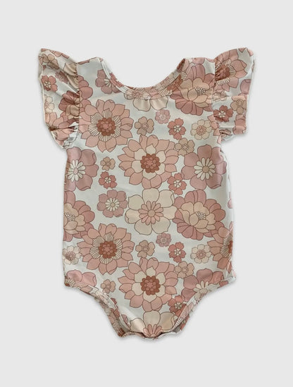 Flower Ruffle Bodysuit