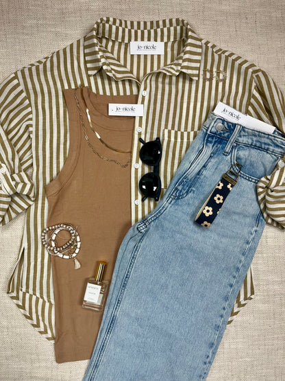 Bev Basic Tank - Tan