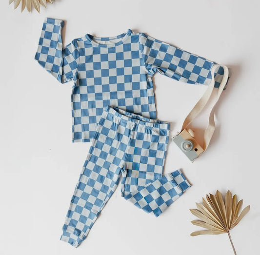 Blue Checkered Pjs