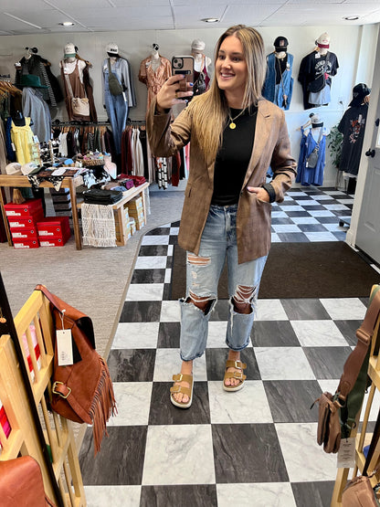 Autumn Plaid Blazer