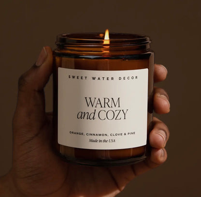 Warm & Cozy Soy Candle - 9 oz