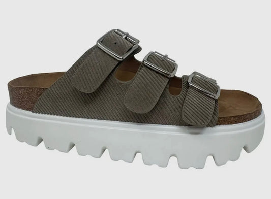 Sasha Platform Sandals - Taupe