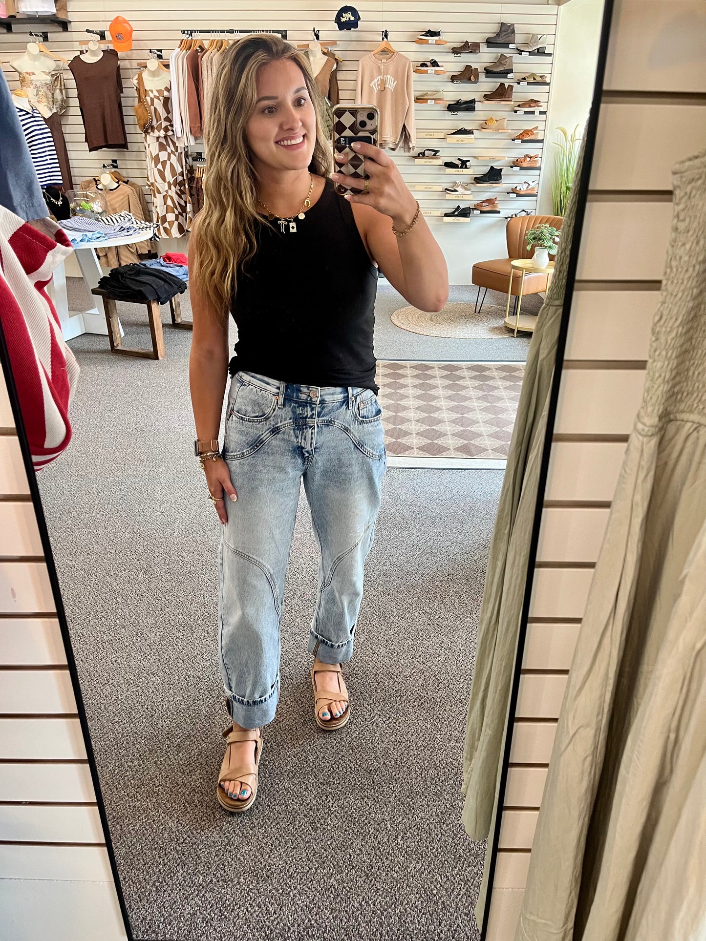 Dani High Rise Barrel Jeans