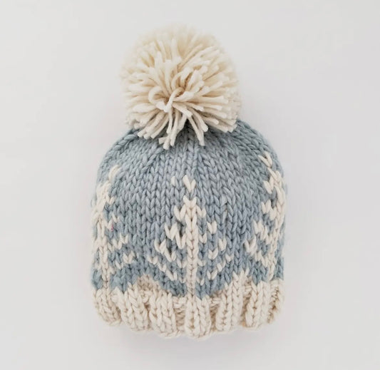 Forest Beanie Hat - Blue