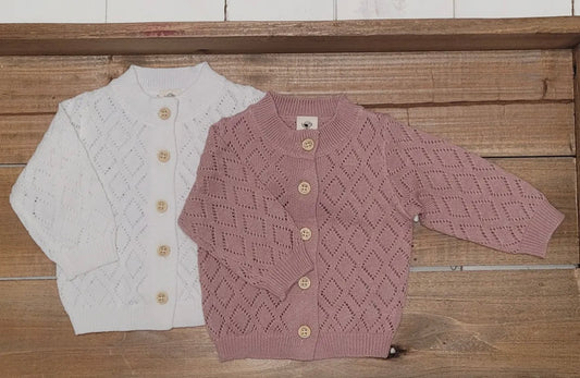 Cardigan - Dusty Pink