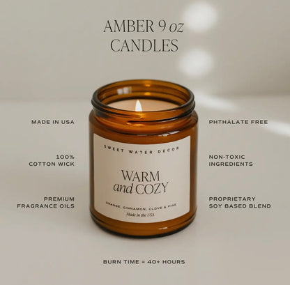 Warm & Cozy Soy Candle - 9 oz