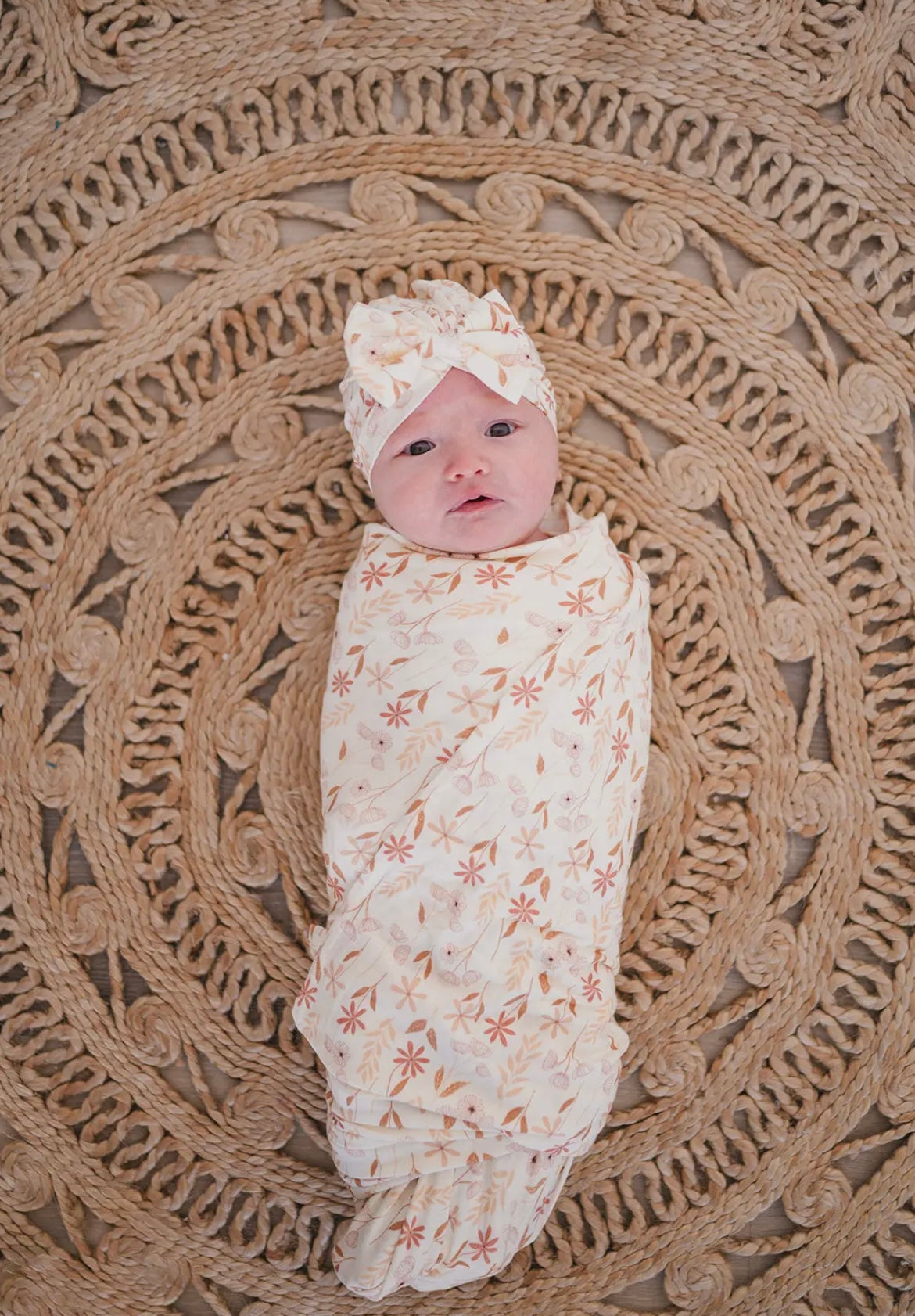 Wildflower Bamboo Swaddle