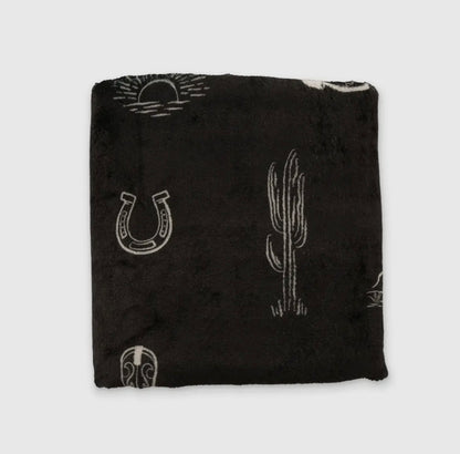Western Plush Throw