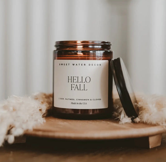 Hello Fall Soy Candle - 9 oz
