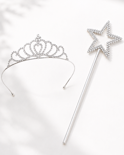 Princess Tiara & Star Wand Set