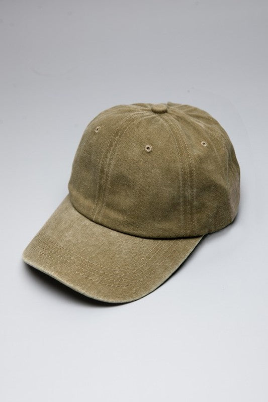 Classic Plain Washed Baseball Cap