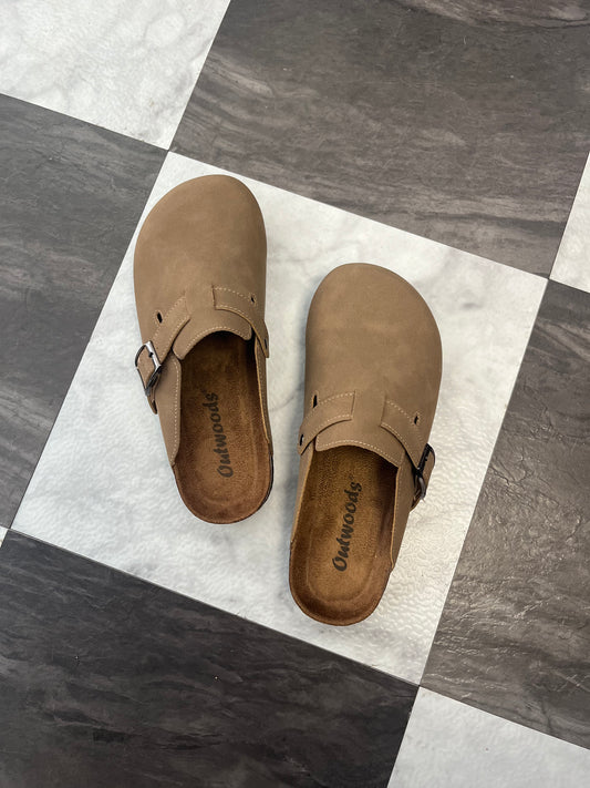 Clogs - Taupe