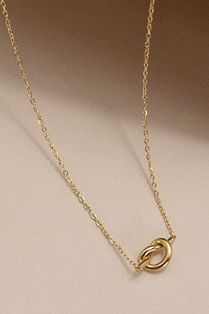 Knot Necklace - Gold