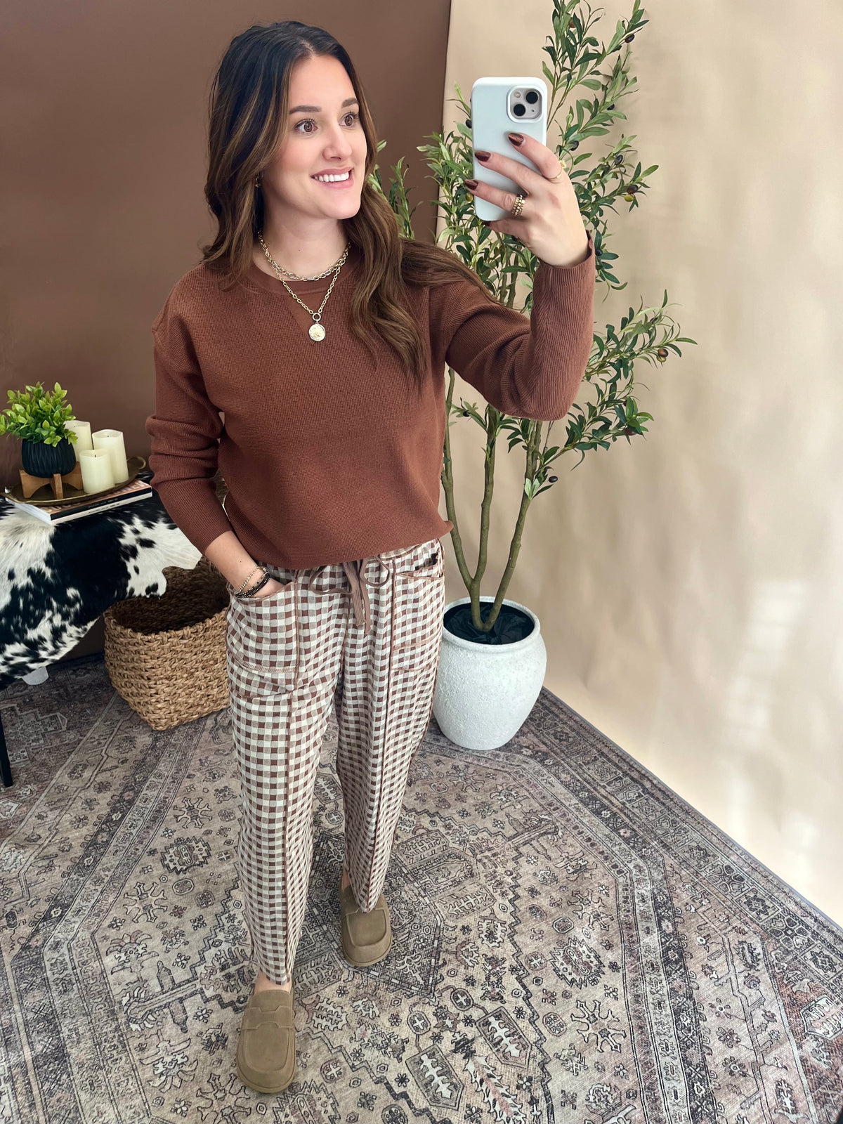 Mia Sweater - Dark Copper
