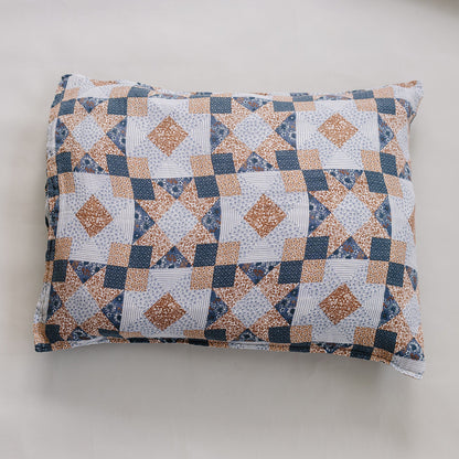 Patchwork Print Muslin Pillow Case