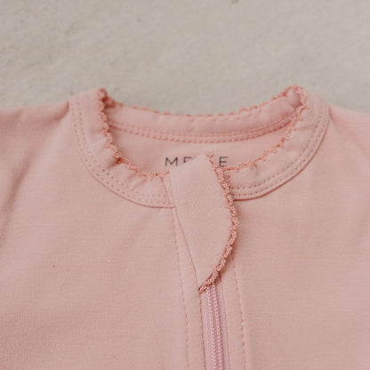 Ballet Pink Cotton Zipper