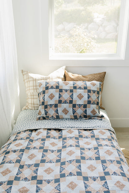 Patchwork Print Muslin Pillow Case
