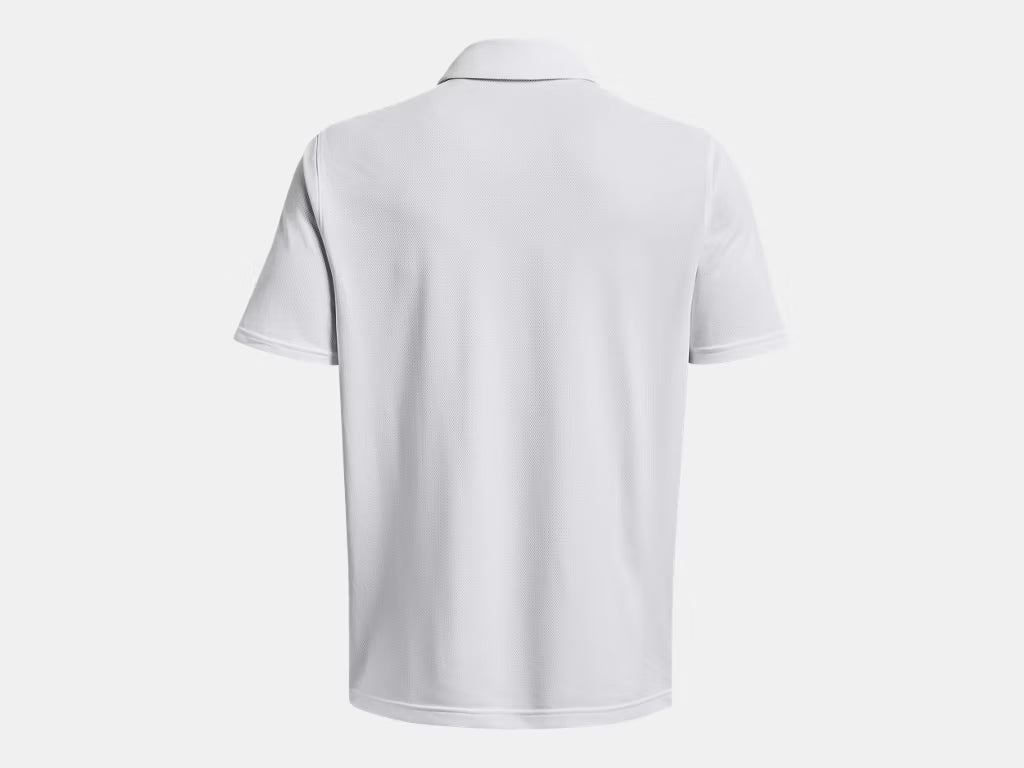 UA Tech Men's Team Polo - White/Mod Gray