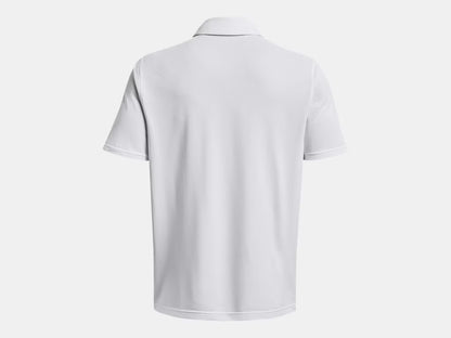 UA Tech Men's Team Polo - White/Mod Gray