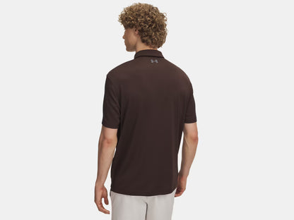 UA Tech Men's Polo - Kona Brown/Pitch Gray