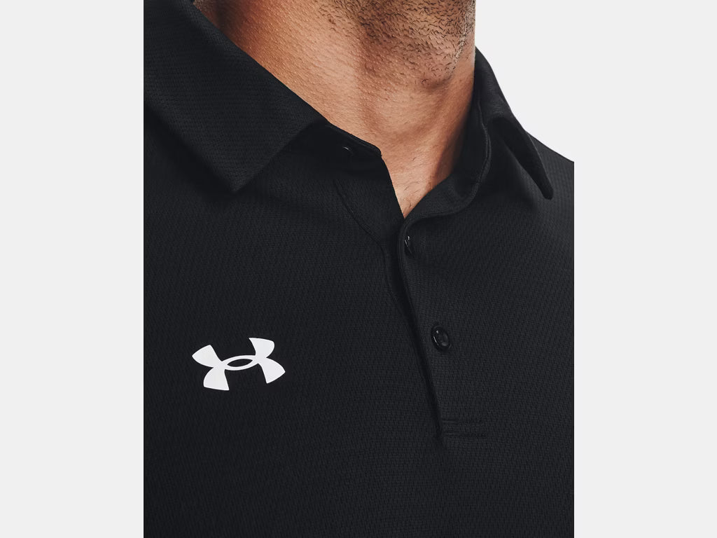 UA Tech Men's Team Polo - Black/White