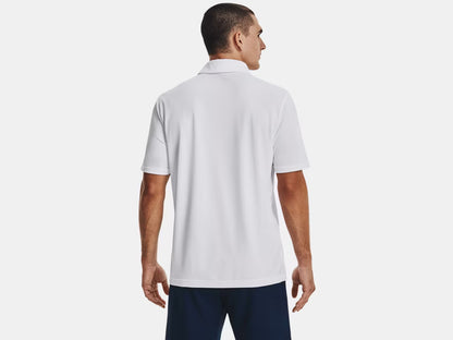 UA Tech Men's Team Polo - White/Mod Gray