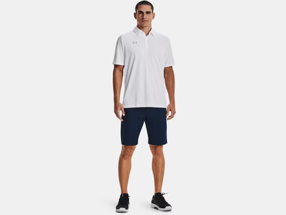 UA Tech Men's Team Polo - White/Mod Gray