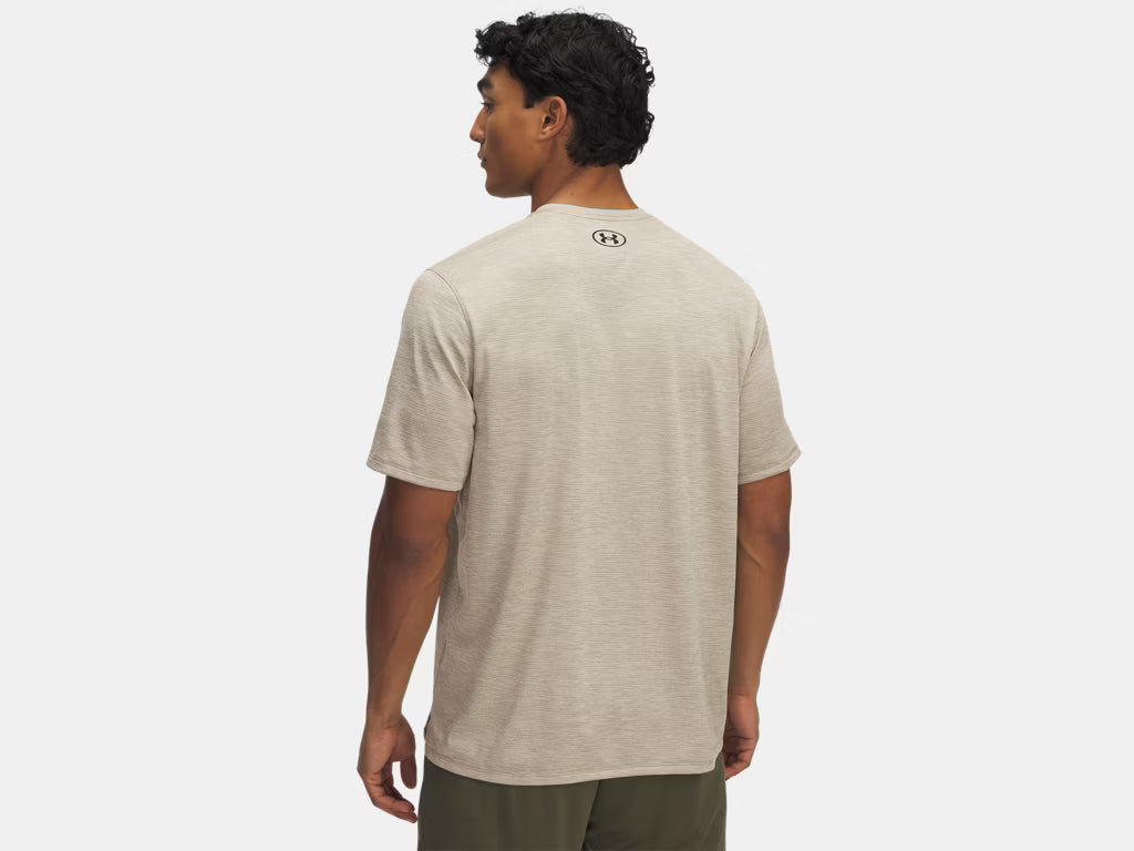 UA Tech Vent Men's Short Sleeve - City Khaki/Black