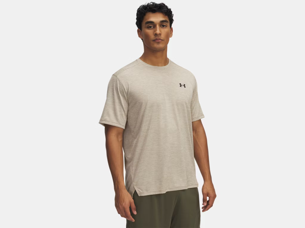 UA Tech Vent Men's Short Sleeve - City Khaki/Black