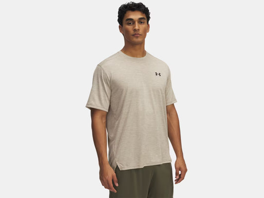 UA Tech Vent Men's Short Sleeve - City Khaki/Black