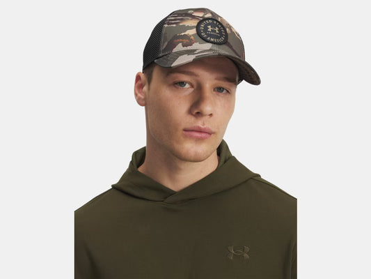 UA Freedom Mid Men's Trucker Hat - Barren Camo