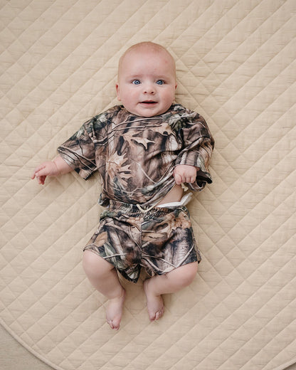 Shorts Set | Brown Camo