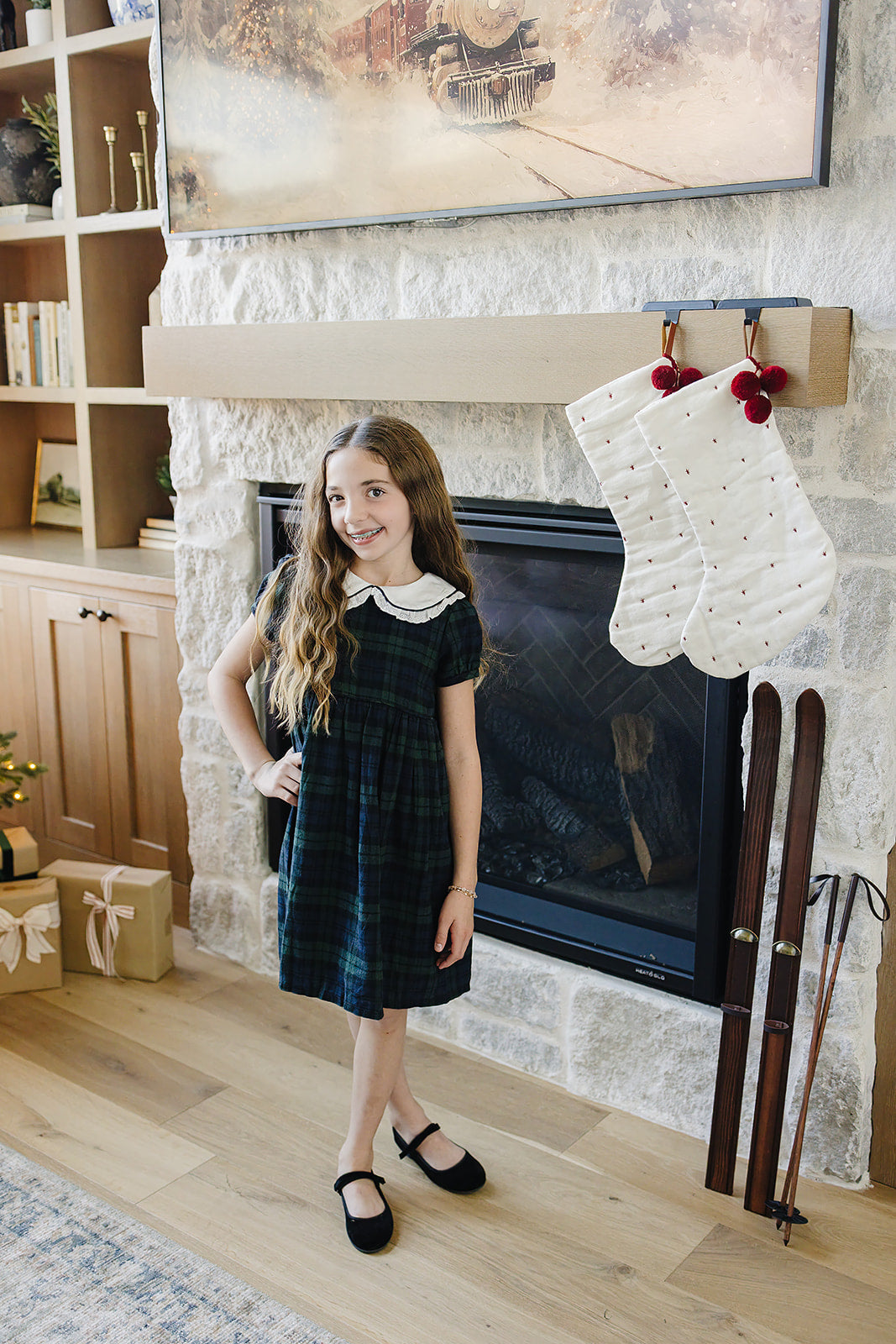 Alpine Plaid Dress