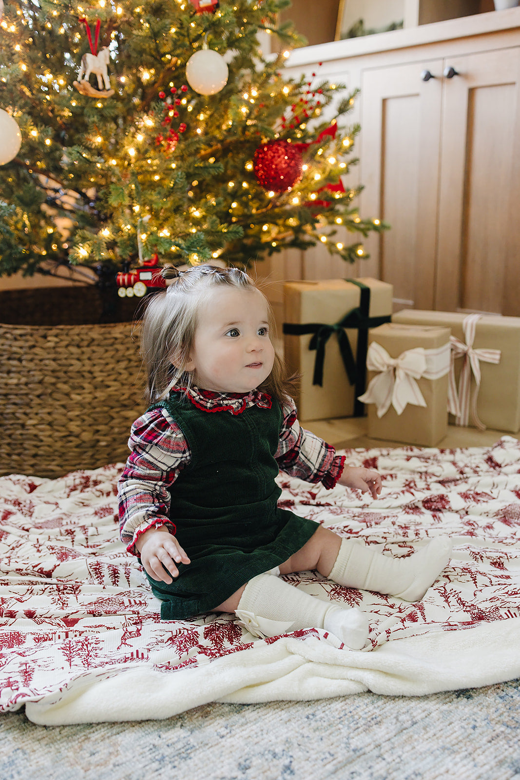 Forest Corduroy Dress